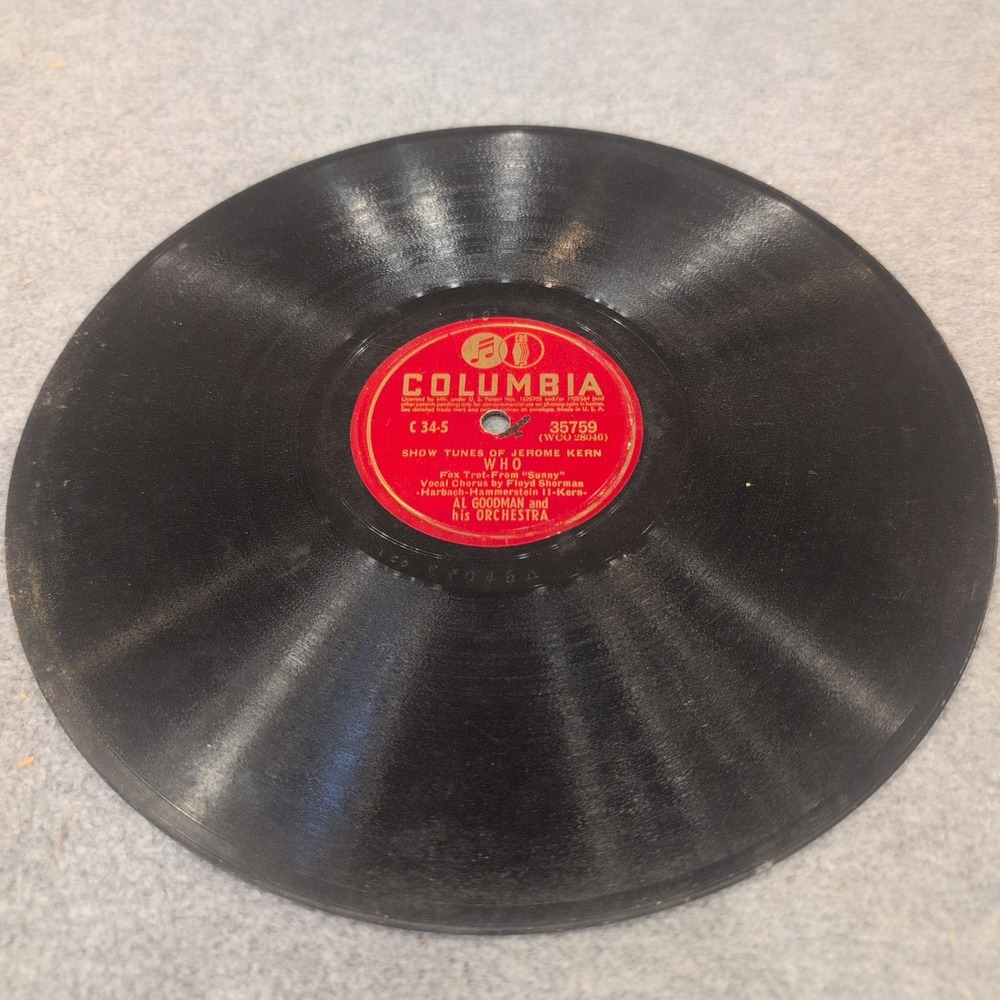 Al Goodman Orchestra Show Tunes of Jerome Kern All The Things You Are‎ 78 RPM - Picture 3 of 4
